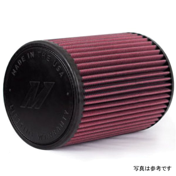 Mishimoto パフォーマンス エアフィルター 4in Inlet 6in Length