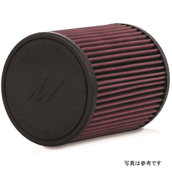 Mishimoto エアフィルター 4.5in Inlet 7.8in Length Dry Washable