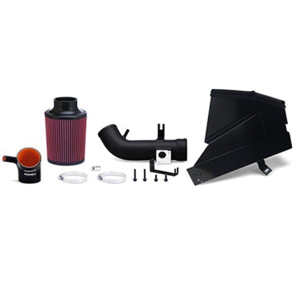 Mishimoto 06年-11年 ホンダ シビック Si パフォーマンス エアインテーク ヒートシールド付き リンクルブラック