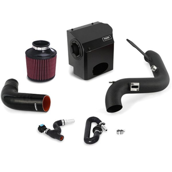 Mishimoto 16年 フォード Fiesta ST 1.6L パフォーマンス エアインテークキット リンクルブラック