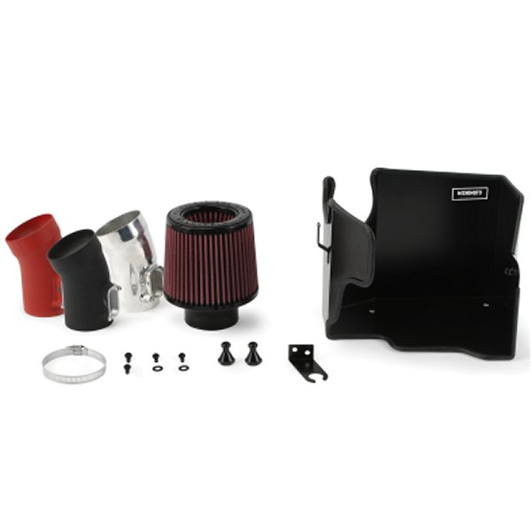 Mishimoto 14年-16年 Mini クーパー S 2.0L パフォーマンス エアインテークキット リンクルレッド