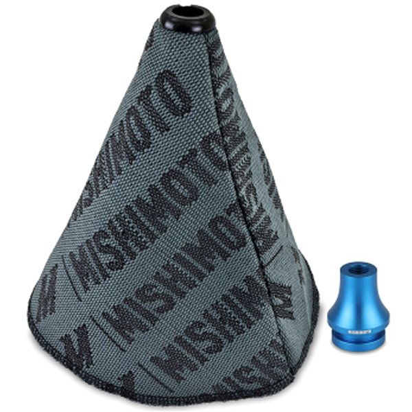 Mishimoto シフトブーツカバー&リテーナー/アダプターバンドル M12x1.25 青