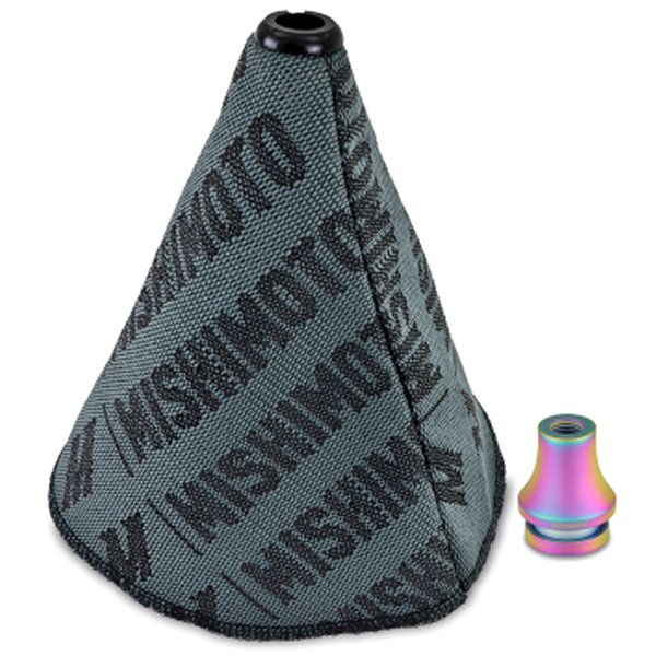 Mishimoto シフトブーツカバー&リテーナー/アダプターバンドル M12x1.25 ネオクローム