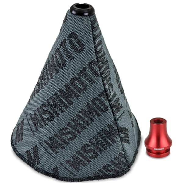 Mishimoto シフトブーツカバー&リテーナー/アダプターバンドル M12x1.25 赤