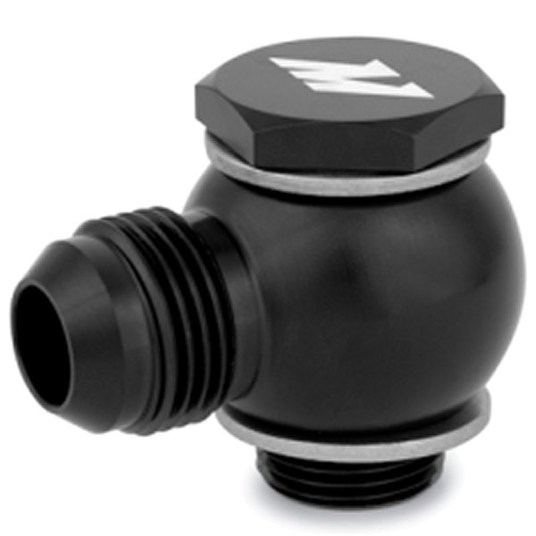 Mishimoto M20 x -10AN  バンジョーフィッティング ボルト付き 黒