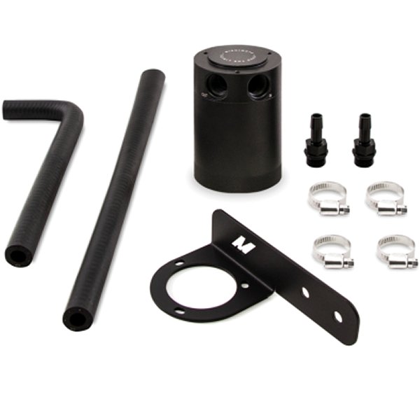 Mishimoto 16年以降 ホンダ シビック 1.5L ターボ バッフル オイルキャッチタンクキット 黒 PCVサイド