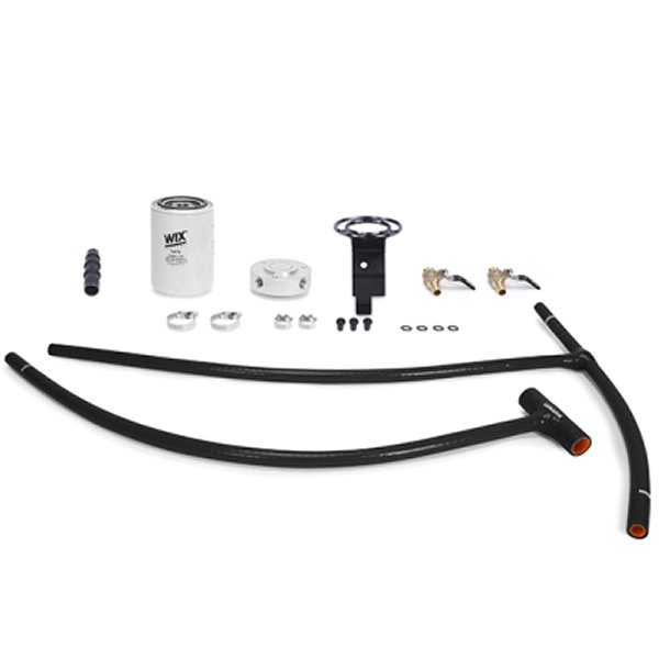 Mishimoto 03年-07年 フォード 6.0L パワーストローク クーラント ろ過キット 黒