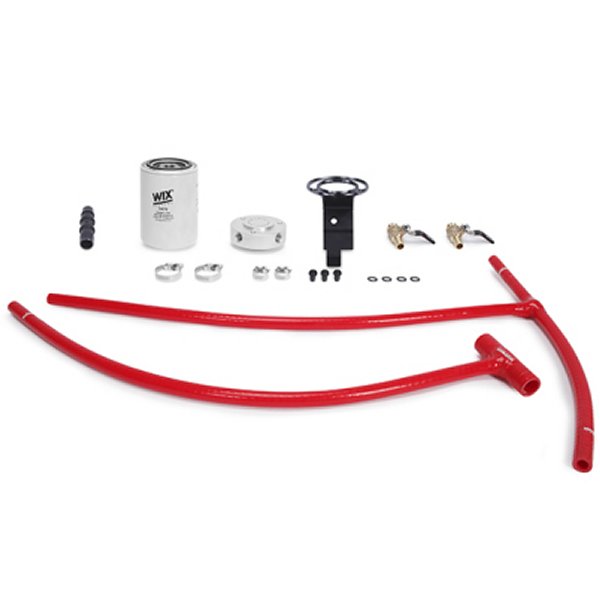 Mishimoto 03年-07年 フォード 6.0L パワーストローク クーラント ろ過キット 赤