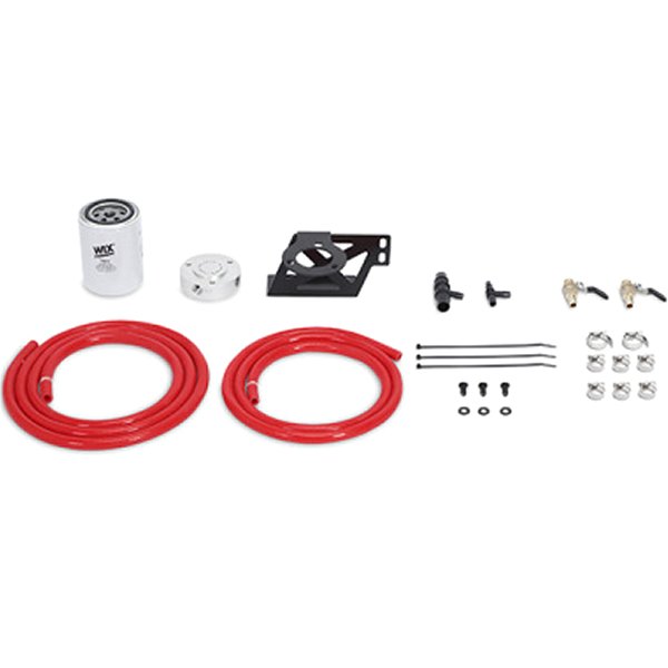 Mishimoto 08年-10年 フォード 6.4L パワーストローク クーラント ろ過キット 赤