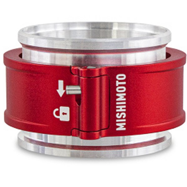 Mishimoto 2.5in クイックリリース クランプ ASSY 赤