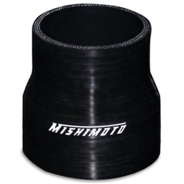 Mishimoto 2.25 to 2.5インチ 黒 トランジション カプラー