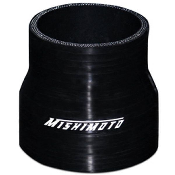 Mishimoto 2.5 to 3.0インチ 黒 トランジション カプラー