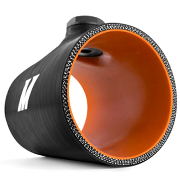 Mishimoto 2.5in 黒 シリコン カプラー 1/8in NPT Bung