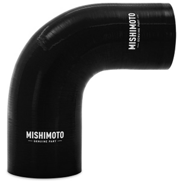 Mishimoto シリコン リデューサー カプラー 90度 2.75in to 3in 黒