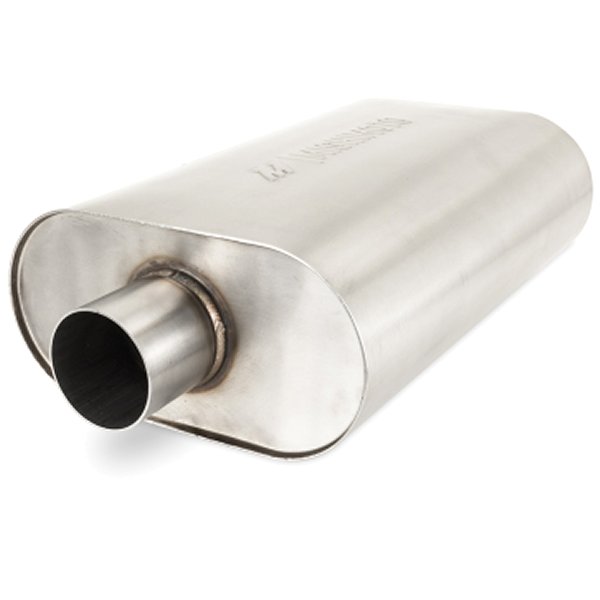 Mishimoto ユニバーサル マフラー 2.5インチ Center Inlet/Outlet Brushed