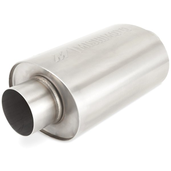 Mishimoto ユニバーサル Resonator 2.5インチ Inlet/Outlet Brushed