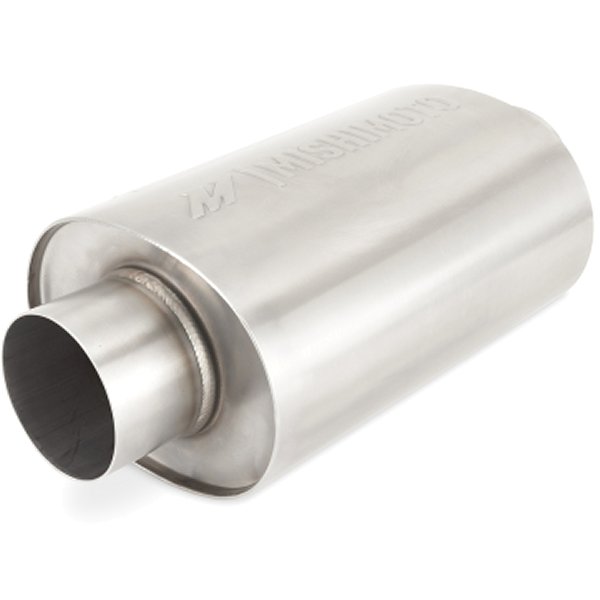 Mishimoto ユニバーサル Resonator 3インチ Inlet/Outlet Brushed