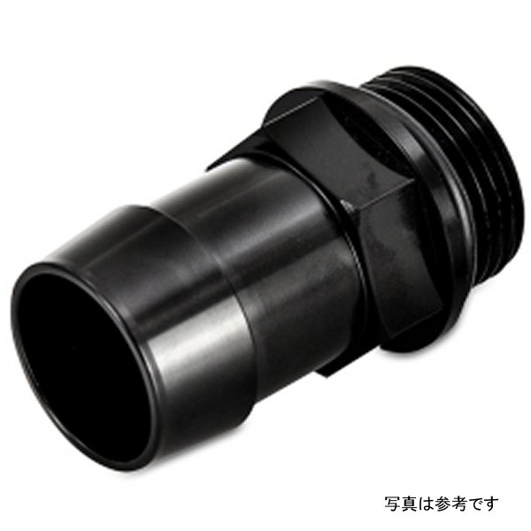 Mishimoto 1pc M27x2.0 1in アルミキャッチ缶フィッティング 黒