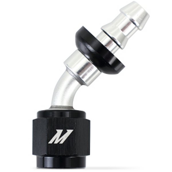 Mishimoto 45 Degree Push Lock フィッティング 4AN