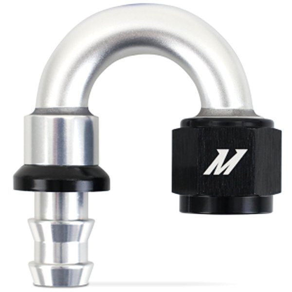 Mishimoto 180 Degree Push Lock フィッティング 8AN