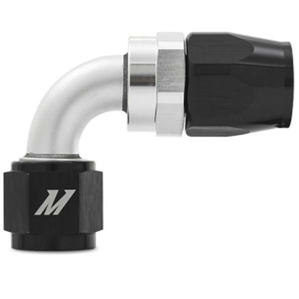 アルミニウム -6AN 90 Degree フィッティング 黒