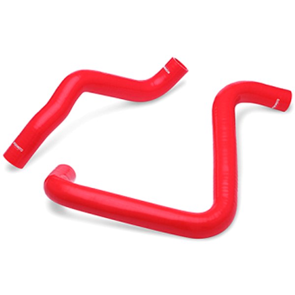 Mishimoto 84年-87年 トヨタ カローラ 1.6L 4A-C シリコンラジエーターホースキット 赤