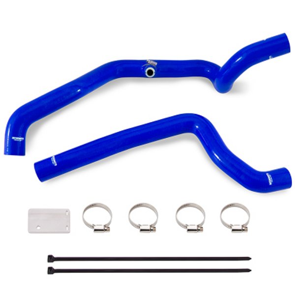 Mishimoto 18年以降 Jeep ラングラー JL 2.0L シリコンラジエータークーラントホースキット 青