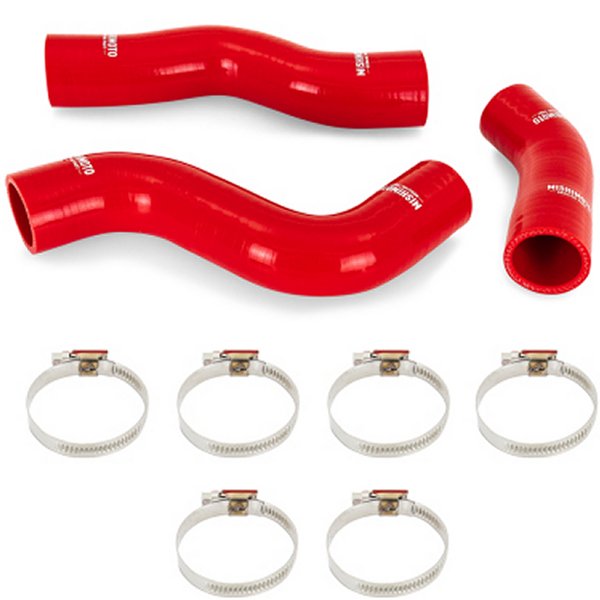 Mishimoto 92年-97年 ランドクルーザー 4.5L I6 シリコンラジエーターホースキット 赤