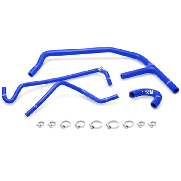 Mishimoto 15年以降 フォード マスタング エコブースト シリコン補助ホースキット 青