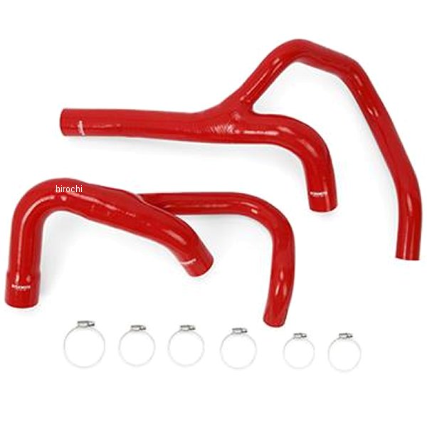 Mishimoto 13年-14年 ダッジ Ram 6.7L カミンズ シリコン ラジエーター ホースキット 赤