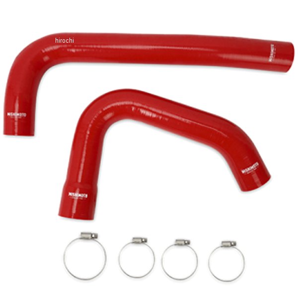Mishimoto 15年以降 ダッジ Ram 6.7L カミンズ シリコン ラジエーター ホースキット 赤