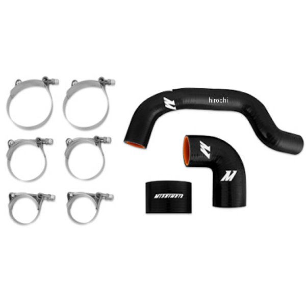 Mishimoto 04年-07年 スバル WRX STI USDM シリコンインタークーラーホース 黒
