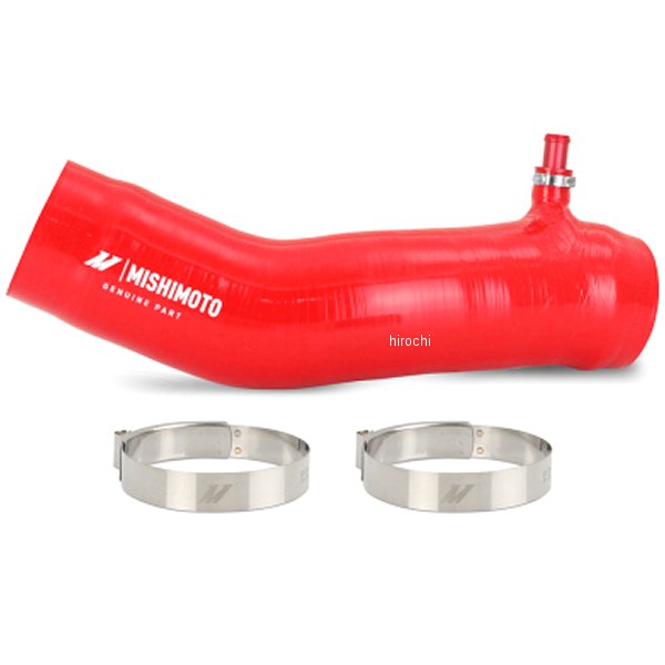 Mishimoto 16年-20年 トヨタ タコマ 3.5L シリコン エアインテーク ホースキット 赤