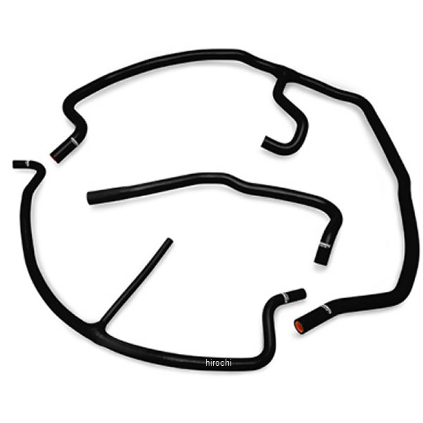 Mishimoto 09年-14年 Chevy コルベット シリコン補助ホースキット 黒