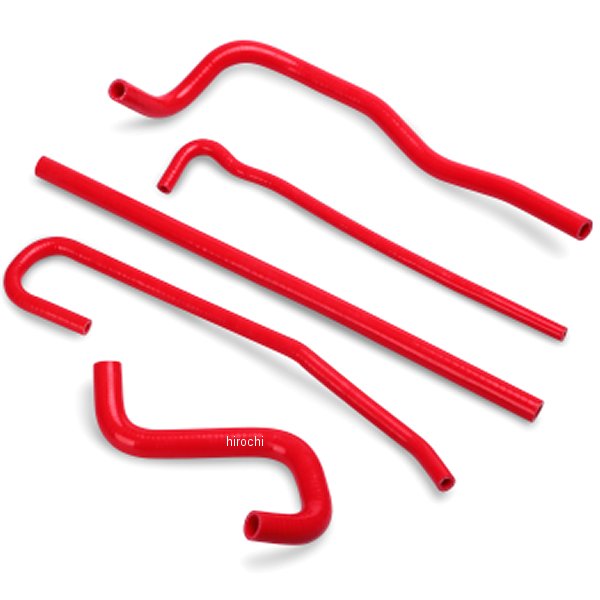 Mishimoto 97年-04年 Chevy コルベット/Z06 シリコン Ancillary ホースキット 赤