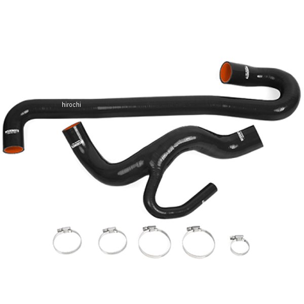 Mishimoto 12年以降 Jeep グランドチェロキー SRT8 6.4L V8 シリコンラジエーターホースキット 黒