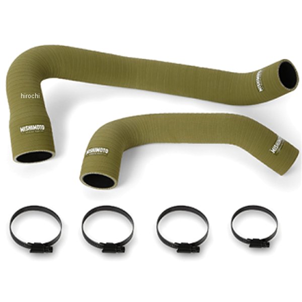 Mishimoto 97年-06年 Jeep ラングラー 6cyl シリコンホースキット オリーブドラブ