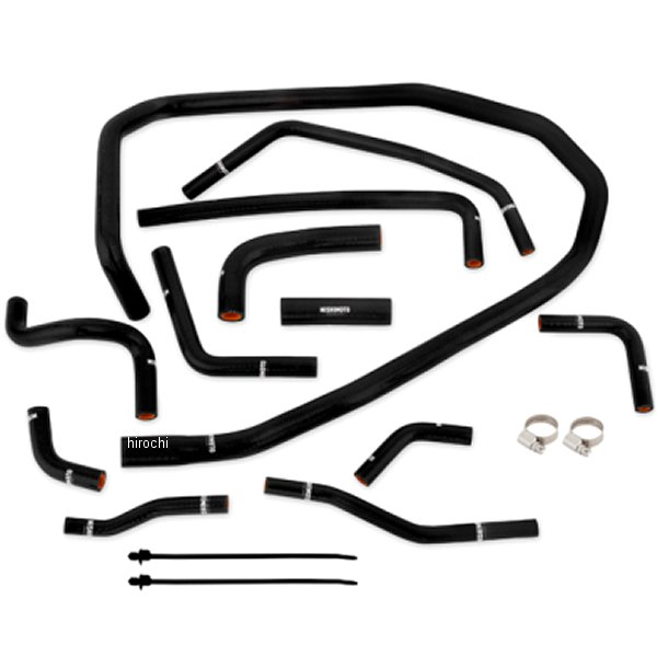 Mishimoto 15年 スバル WRX シリコンラジエータークーラント補助ホースキット 黒