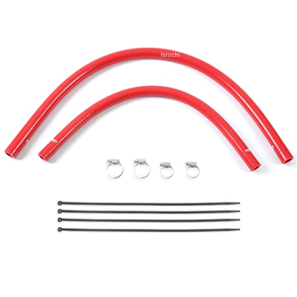 Mishimoto 91年-01年 Jeep チェロキー XJ 4.0L シリコン ヒーターホースキット 赤