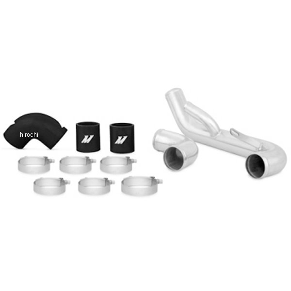 Mishimoto 08年以降 三菱 Lancer Evolution X ロワー インタークーラーパイプ キット 黒