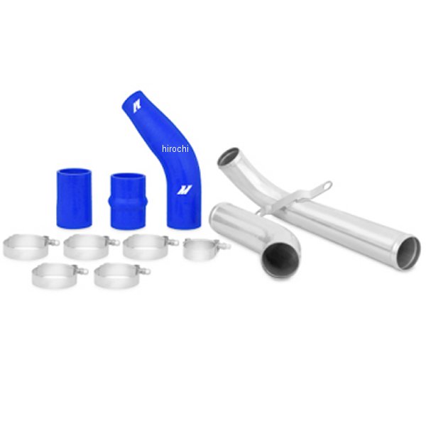 Mishimoto 08年以降 三菱 Lancer Evolution X アッパー インタークーラーパイプ キット 青