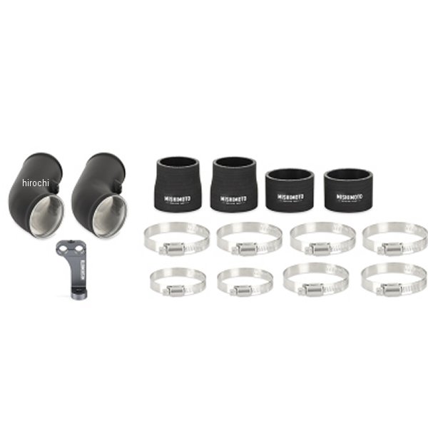 Mishimoto 12年-16年 BMW F10 M5 インタークーラーパイプ キット マイクロ リンクルブラック