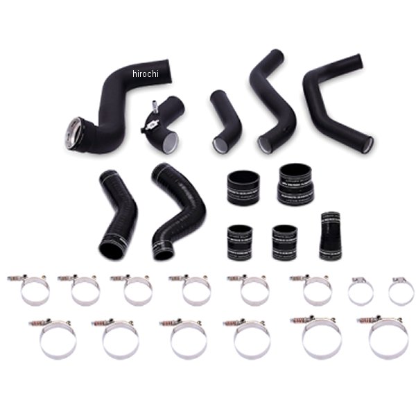 Mishimoto 11年-14年 フォード F-150 3.5L エコブースト インタークーラーパイプキット リンクルブラック