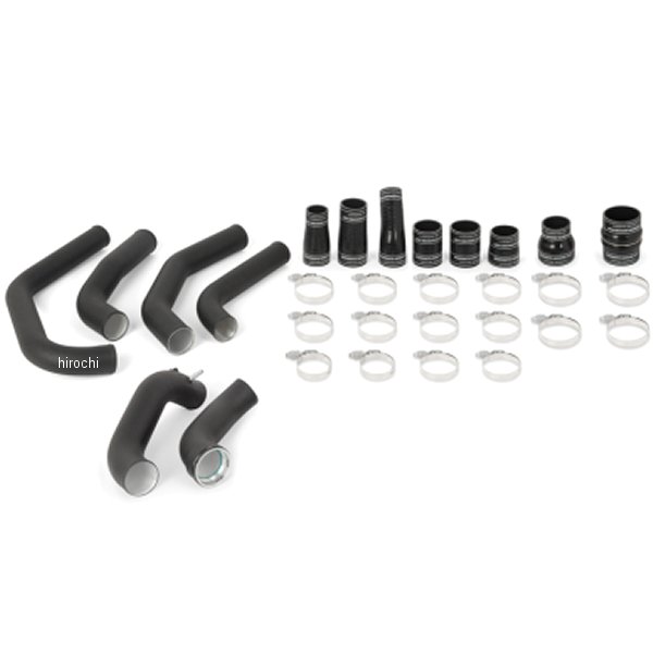 Mishimoto 15年-17年 フォード F-150 2.7L エコブーストインタークーラーパイプ キット リンクルブラック