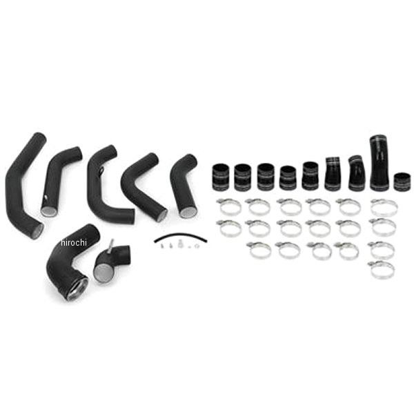 Mishimoto 15年-16年 フォード F-150 3.5L エコブースト インタークーラーパイプ キット リンクルブラック