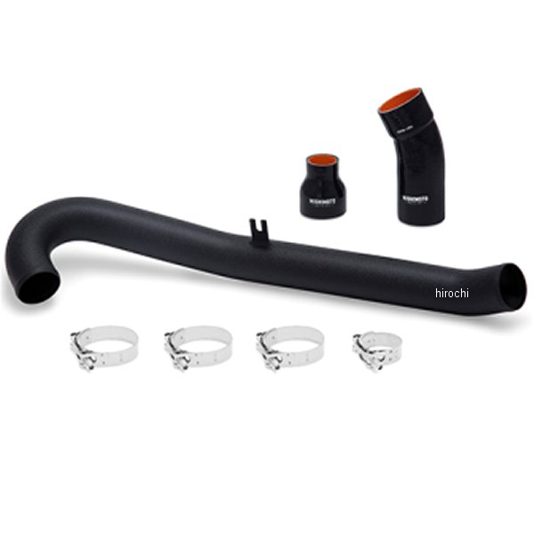 Mishimoto 14年以降 フォード Fiesta ST ホットサイドインタークーラーパイプ キット リンクルブラック