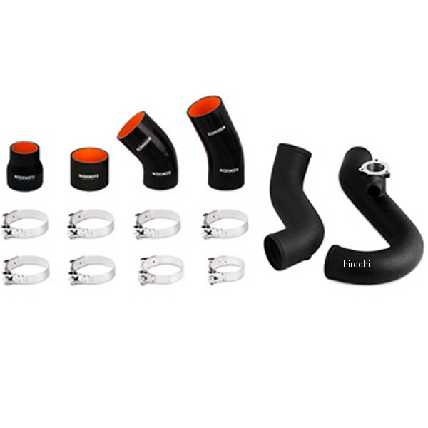 Mishimoto 15年 フォード マスタング エコブースト 2.3L インタークーラーパイプキットリンクルブラック