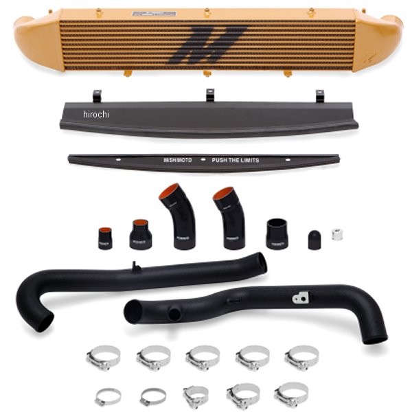 Mishimoto 14年-16年 フォード Fiesta ST 1.6L フロント マウント インタークーラー ゴールド