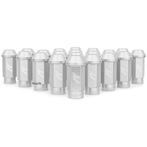 Mishimoto アルミニウム Locking ラグナット 1/2 X 20 23個セット シルバー
