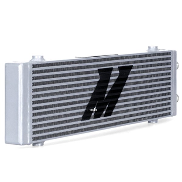 Mishimoto ユニバーサル ラージバー&プレート デュアルパス シルバー オイルクーラー